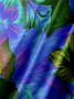 Big Size Moisture-wicking Floral Chest Pocket Hawaiian Shirt