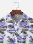 Big Size Moisture-wicking Beach Retro Car Chest Pocket Hawaiian Shirt