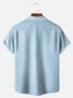 Big Size Moisture-wicking Busy Duck Chest Pocket Hawaiian Shirt