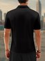 Moisture Wicking Abstract Gradient Colors USA Flag Short Sleeve Golf Polo