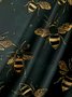 Moisture-wicking Fun Bee Print Art Chest Pocket Hawaiian Shirt
