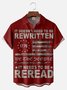 Big Size Moisture Wicking 1776 Declaration of Independence 4th of July Chest Pocket Hawaiian Shirt