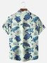 Big Size Moisture-wicking Marine Sea Turtle Chest Pocket Hawaiian Shirt