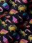 Moisture Wicking Ombre Crab Lobster Short Sleeve Golf Polo