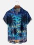 Moisture Wicking Coconut Chest Pocket Hawaiian Shirt