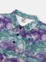 Moisture Wicking Abstract Gradient Short Sleeve Golf Polo