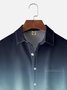 Moisture Wicking Graduated Chest Pocket Hawaiian Shirt