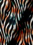 Moisture Wicking Gradient Color Zebra Print Short Sleeve Golf Polo