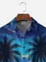 Moisture Wicking Coconut Chest Pocket Hawaiian Shirt