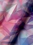 Moisture Wicking 3D Gradient Abstract Geometric Short Sleeve Golf Polo