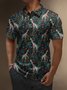 Moisture Wicking Rainbow Color Block Giraffe Short Sleeve Golf Polo