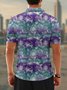Moisture Wicking Abstract Gradient Short Sleeve Golf Polo