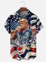 Moisture Wicking American Gulf Trump Chest Pocket Hawaiian Shirt