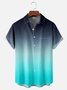 Moisture Wicking Graduated Chest Pocket Hawaiian Shirt