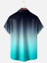 Moisture Wicking Graduated Chest Pocket Hawaiian Shirt