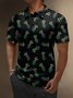 Moisture Wicking Gradient Pineapple Short Sleeve Golf Polo