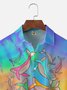 Hardaddy x Stephen Wade Moisture Wicking Gradient Whale Chest Pocket Hawaiian Shirt