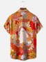 Hardaddy X Artist Stephen Wade Moisture-wicking Ghost Floral Chest Pocket Hawaiian Shirt
