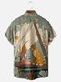 Hardaddy x Stephen Wade Moisture-wicking Beauty and the Leopard Art Painting Hawaiian Shirt