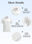 Moisture Wicking Gradient Abstract Leaves Short Sleeve Golf Polo
