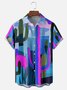 Moisture-wicking Cactus Chest Pocket Hawaiian Shirt