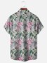 Moisture Wicking Tropical Hawaii Vacation Trump Chest Pocket Hawaii Shirt