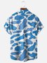 Moisture Wicking Guitar Dinosaur Shark Car Chest Pocket Hawaiian Shirt