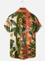 Moisture-wicking Parrot Chest Pocket Hawaiian Shirt