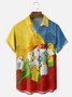 Moisture-wicking Parrot Chest Pocket Hawaiian Shirt